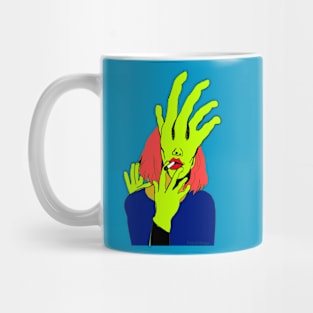 Smoking Hand Frame 11 Mug